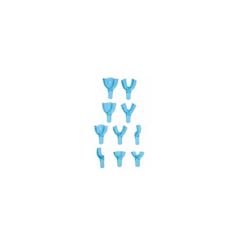 House Brand IM409 Dental Impression Trays Perforated #9 Upper Anterior 12/Pk House Brand IM409 Dental Impression Trays Perforated #9 Upper Anterior 12/Pk
